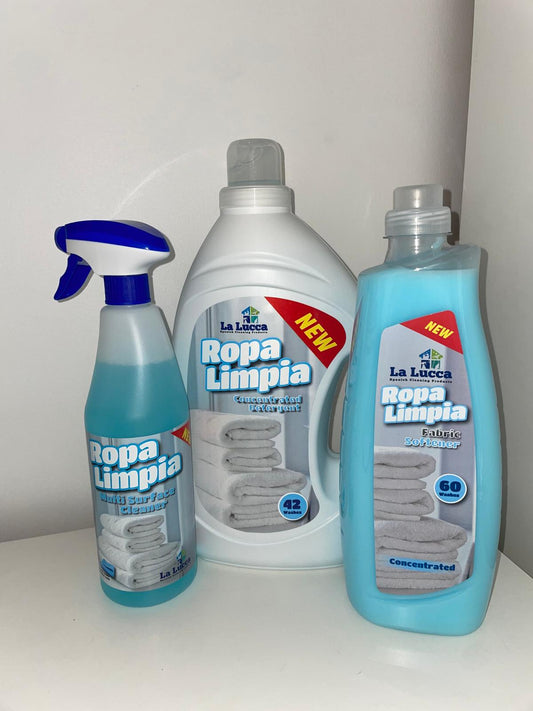 LA LUCCA ROPA LIMPIA SPANISH CLEANING & LAUNDRY BUNDLE